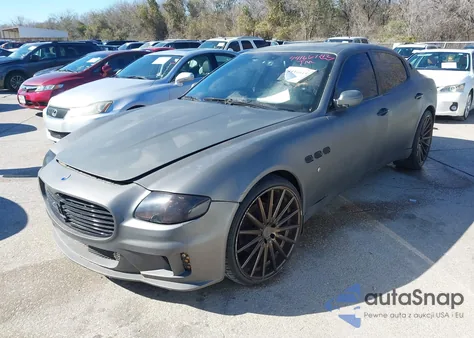 2005 Maserati Quattroporte из США, поврежденный, VIN ZAMCE39AX50017659